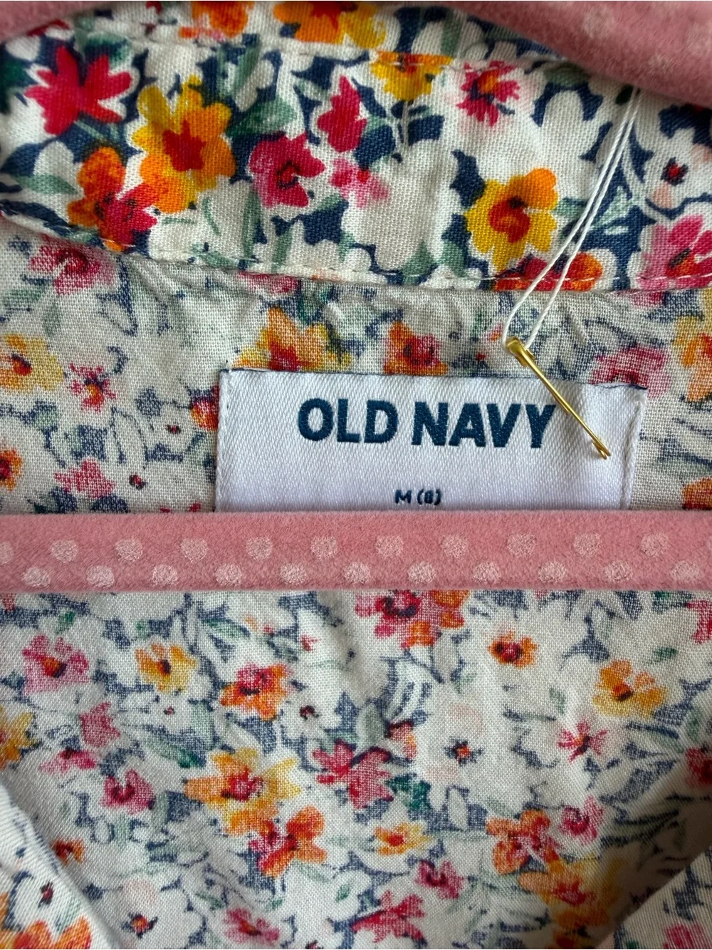 Dip and Old Navy Girls' Floral Dresses, size 8